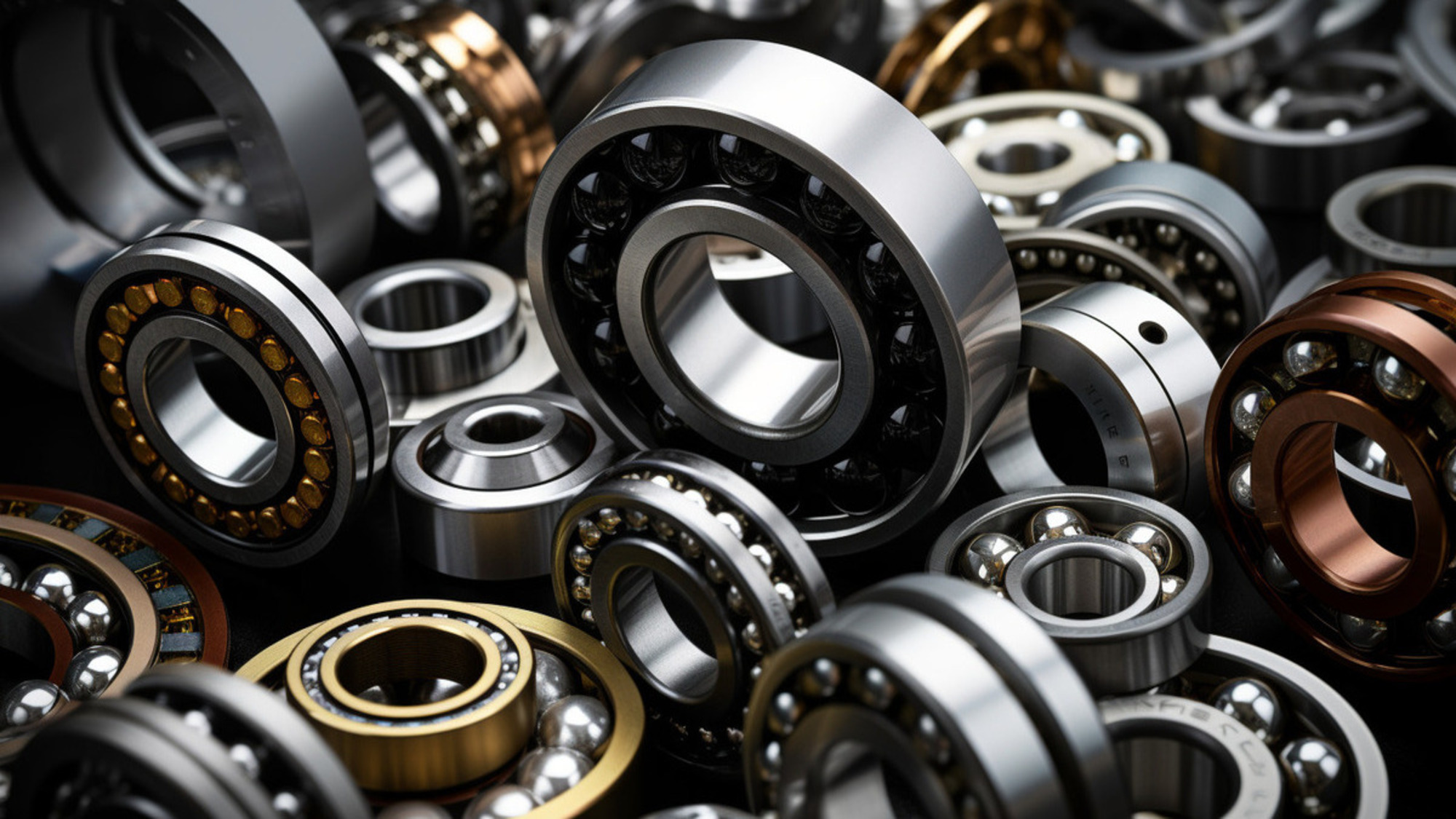 Use of bearings in high speed transmissions